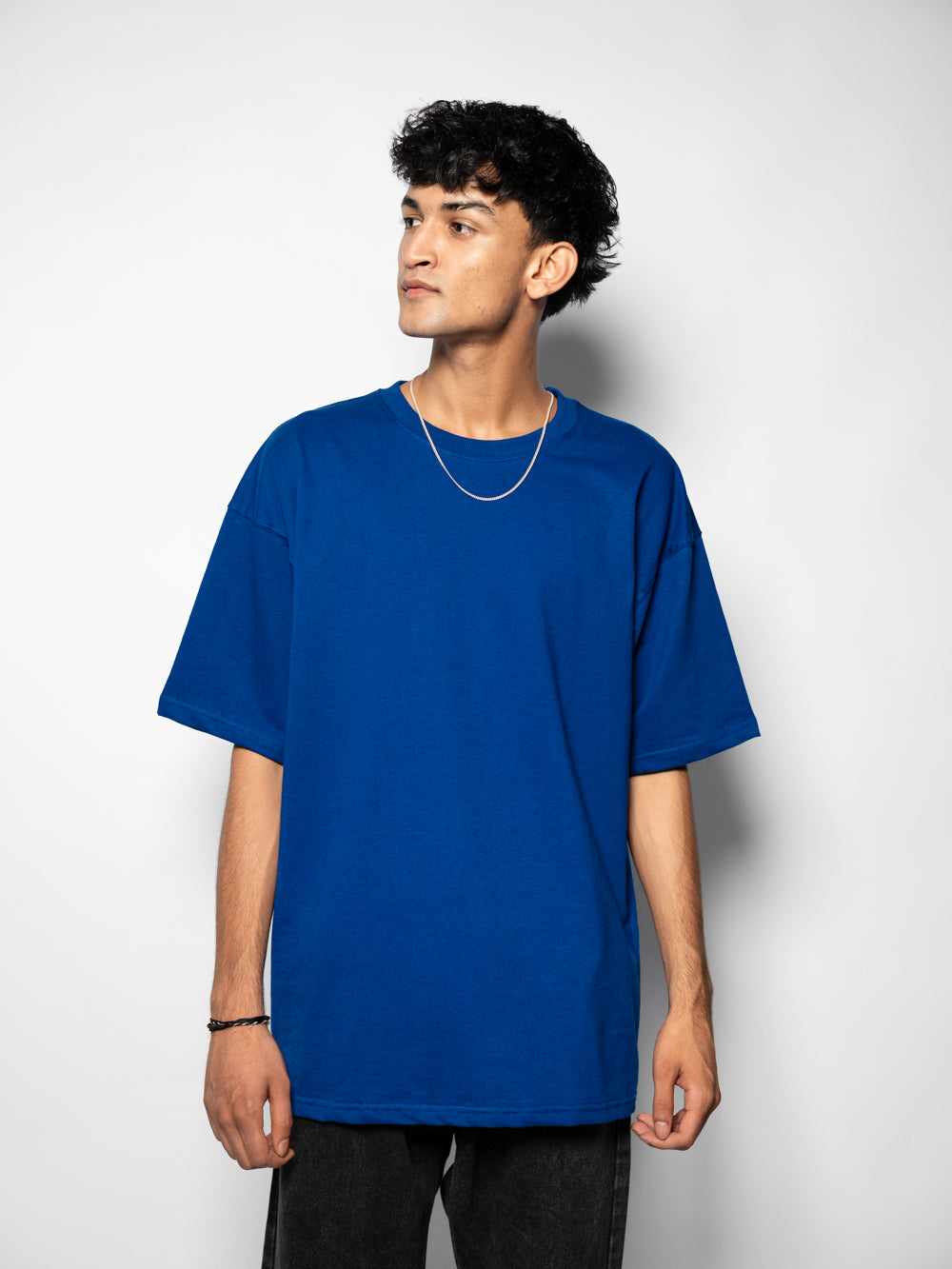 Oversized T-Shirt - Royal Blue | Premium Cotton | SOHA APPAREL